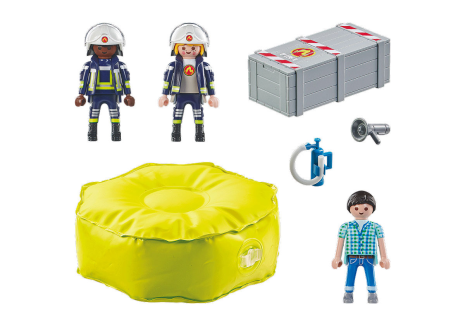 Playmobil Action Heroes Brandweerlieden met luchtkussens