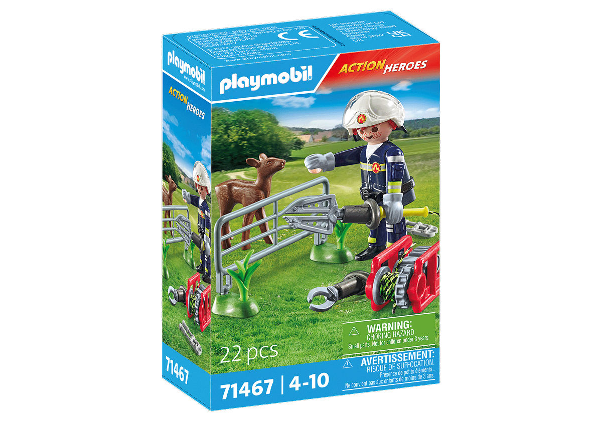 Playmobil Action Heroes Dierenbescherming brandweer