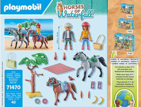 Playmobil Starter Packs Paardrijden naar het strand met Amel
