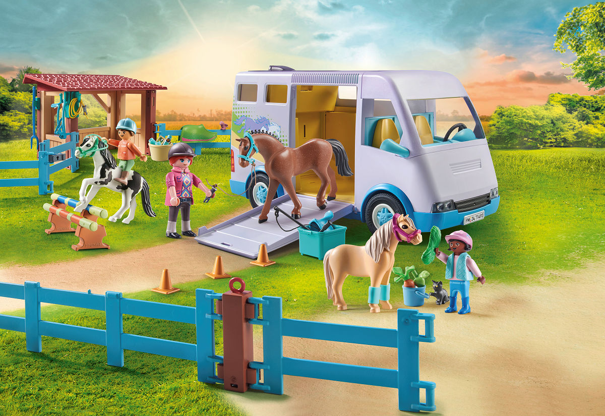 Playmobil Horses of Waterfall Mobiele manege