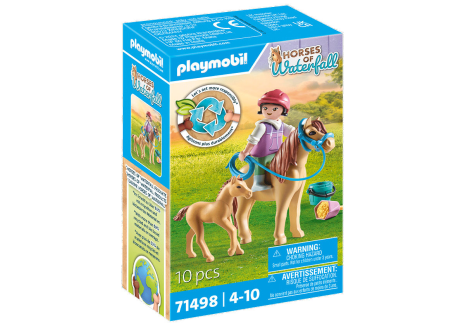 Playmobil Horses of Waterfall Kind met pony en veulen