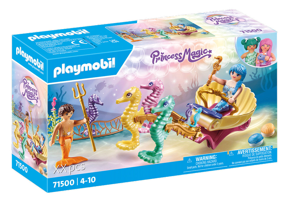 Playmobil Princess Magic Zeemeermin zeepaard koets