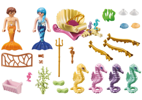 Playmobil Princess Magic Zeemeermin zeepaard koets