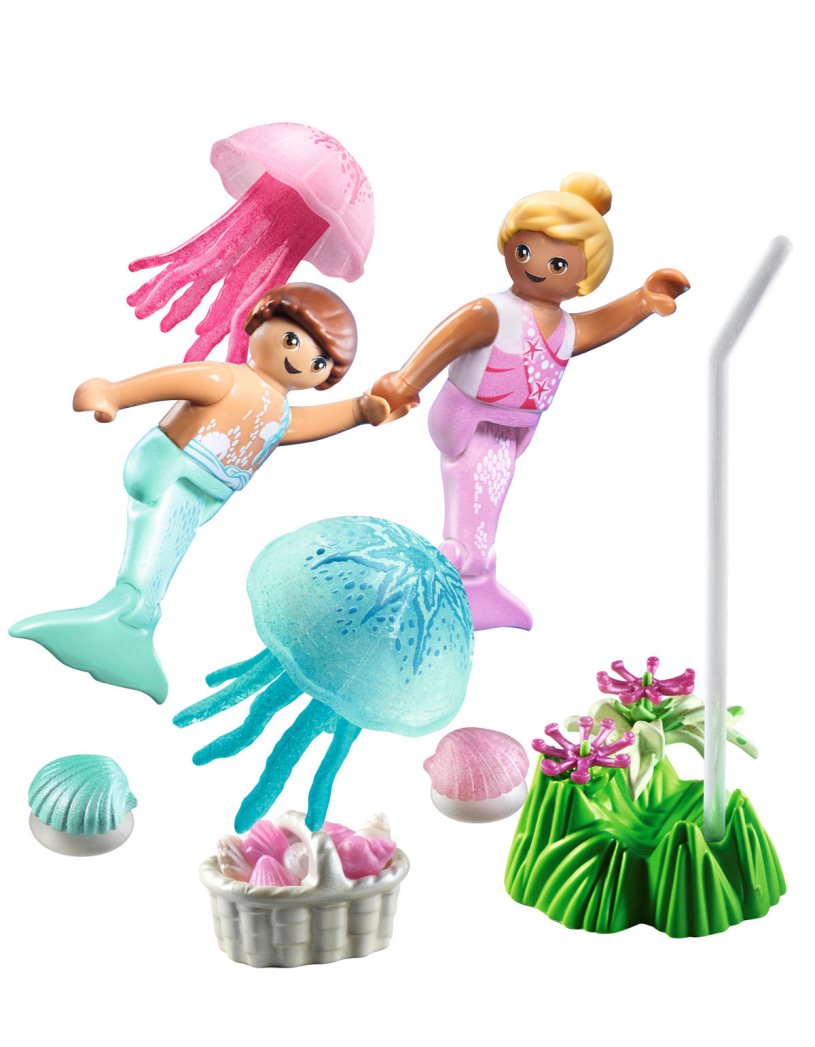 Playmobil Princess Magic Zeemeerminkinderen met kwallen