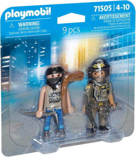 Playmobil DuoPacks Tactische politie-eenheid & bandiet