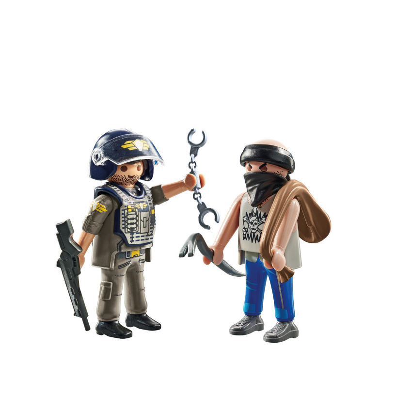 Playmobil DuoPacks Tactische politie-eenheid & bandiet