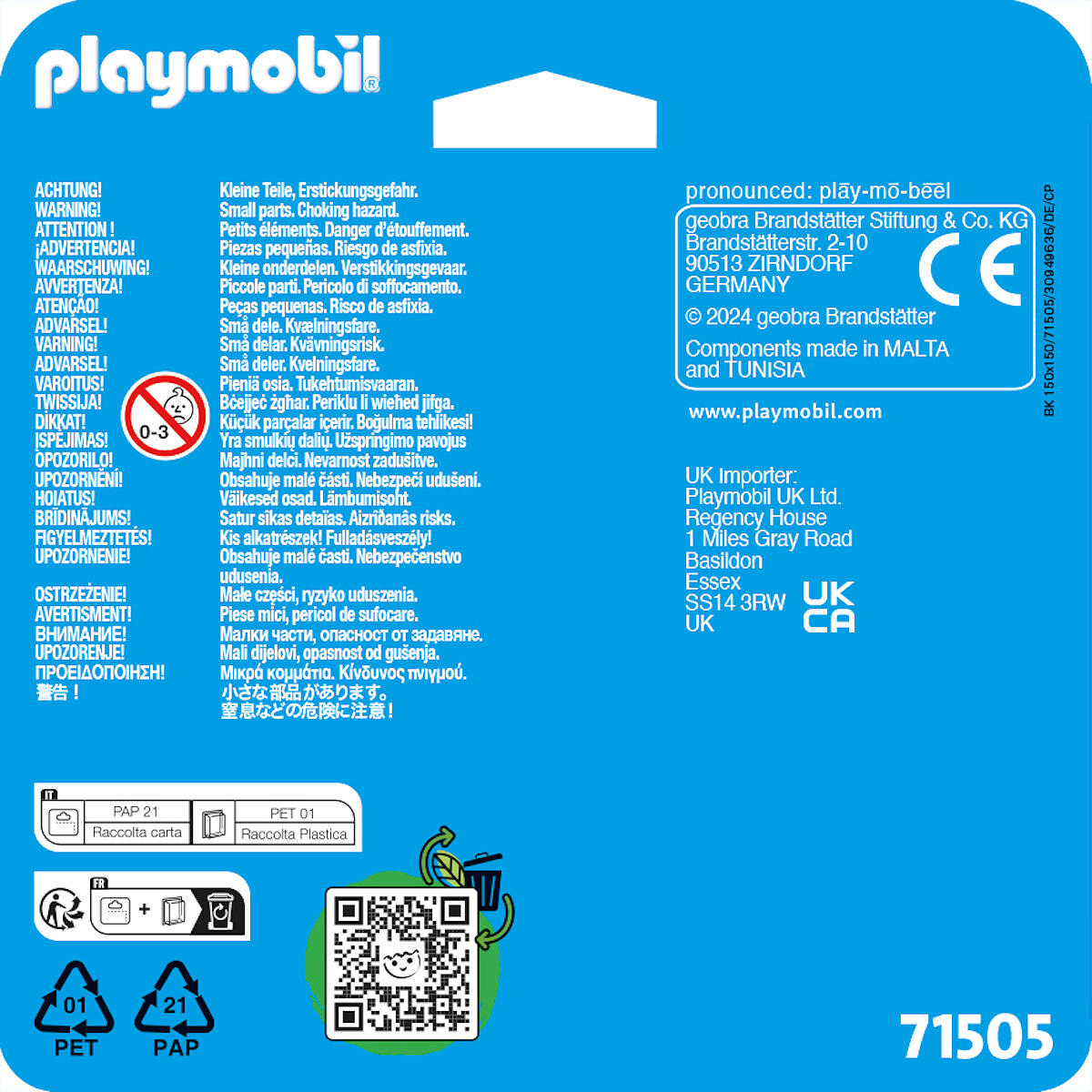 Playmobil DuoPacks Tactische politie-eenheid & bandiet