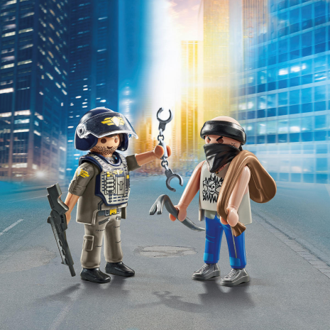 Playmobil DuoPacks Tactische politie-eenheid & bandiet