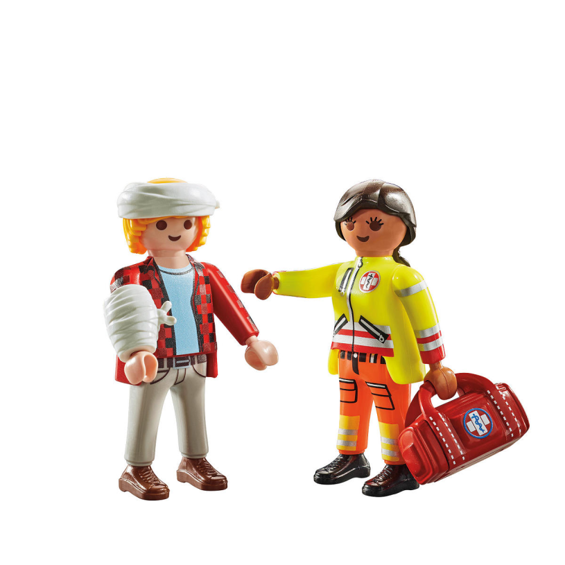 Playmobil DuoPacks Paramedicus met patiënt