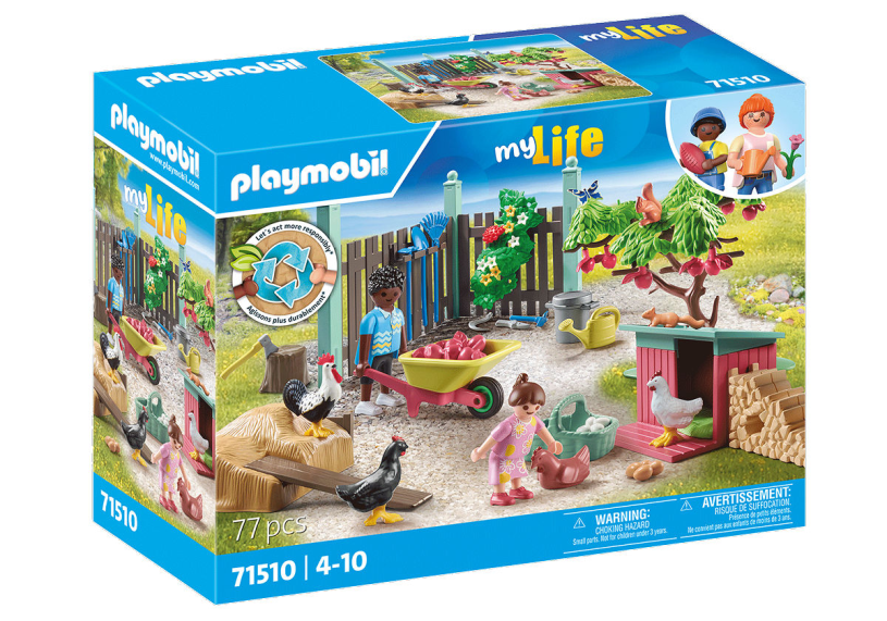 Playmobil My Life Kleine kippenboerderij in de tuin