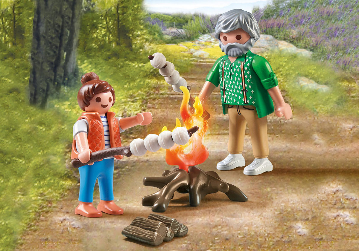 Playmobil My Life Kampvuur met marshmallows