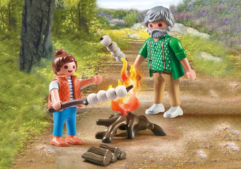 Playmobil My Life Kampvuur met marshmallows