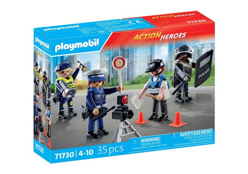 Playmobil Action Heroes Politie figuren set