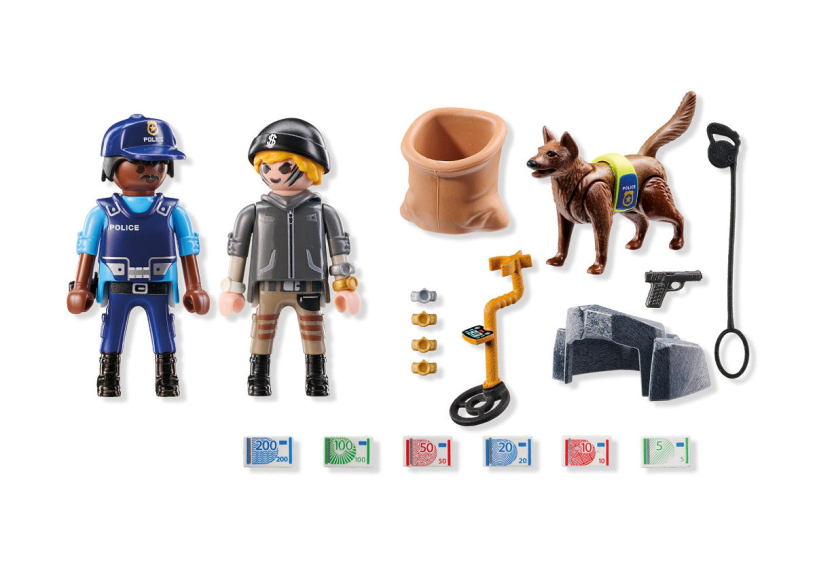Playmobil Action Heroes Politiehond met boef