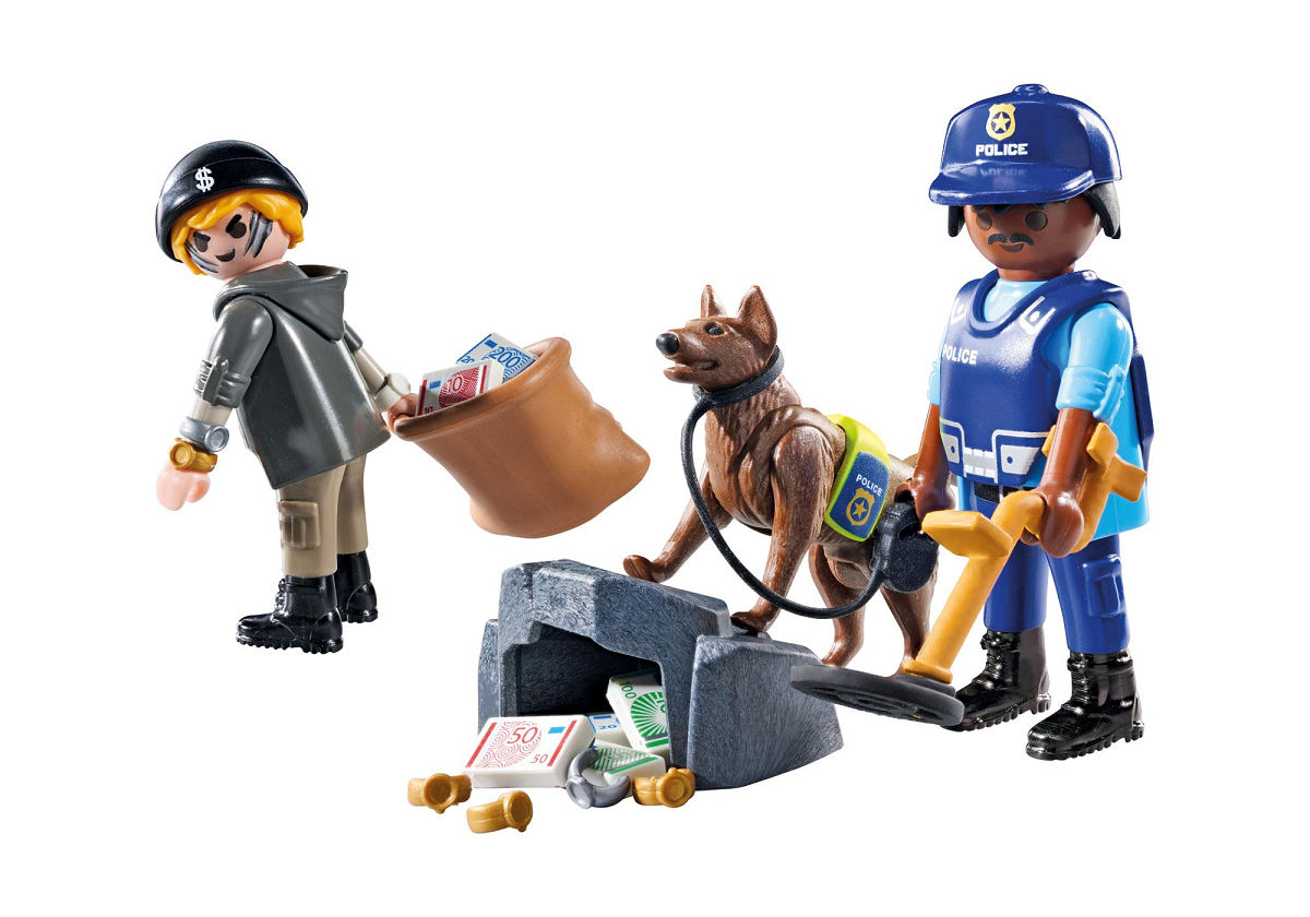 Playmobil Action Heroes Politiehond met boef