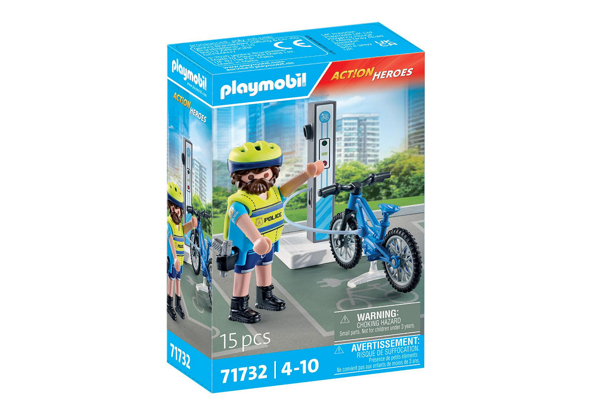 Playmobil Action Heroes Politie fiets patrouille