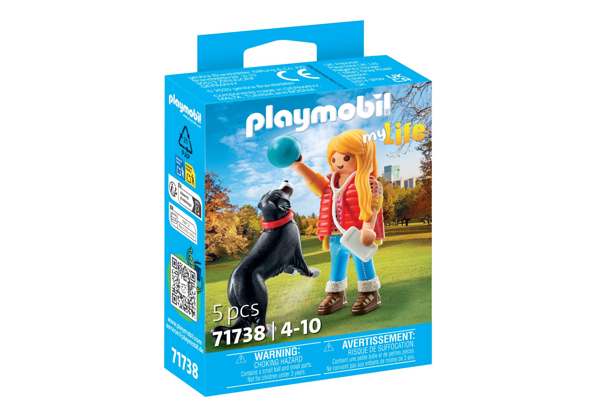 Playmobil My Life Vrouw met berghond
