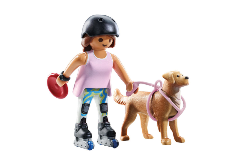 Playmobil My Life Schaatser met Retriever