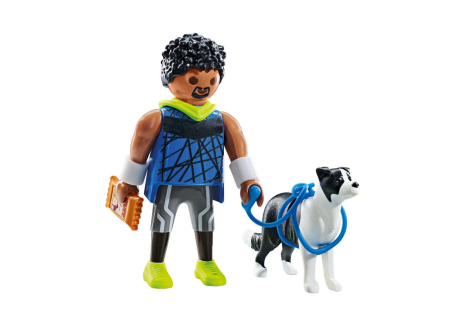 Playmobil My Life Jogger met Border Collie