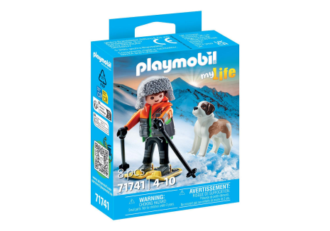 Playmobil My Life Wandelaar met Sint Bernard