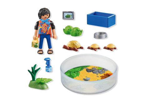 Playmobil My Life Schildpadden terrarium