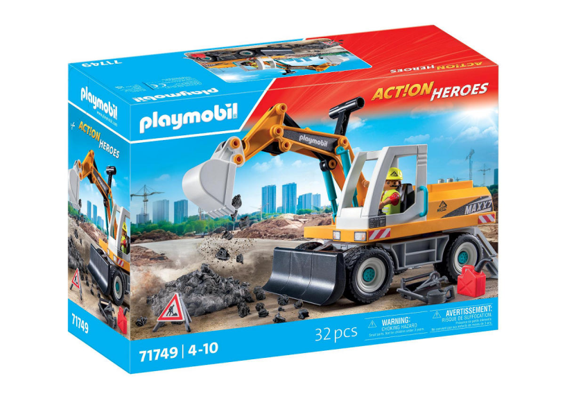 Playmobil Action Heroes Grote graafmachine
