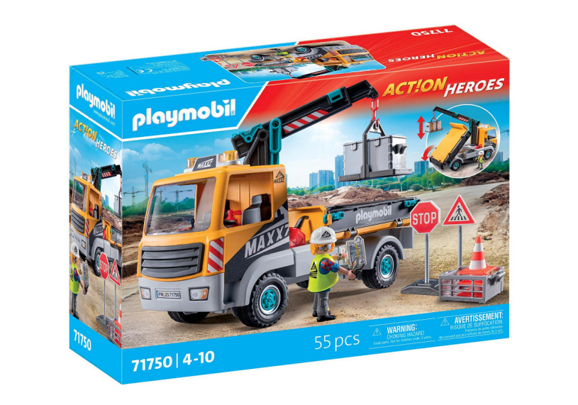 Playmobil Action Heroes Vrachtwagen met kraan