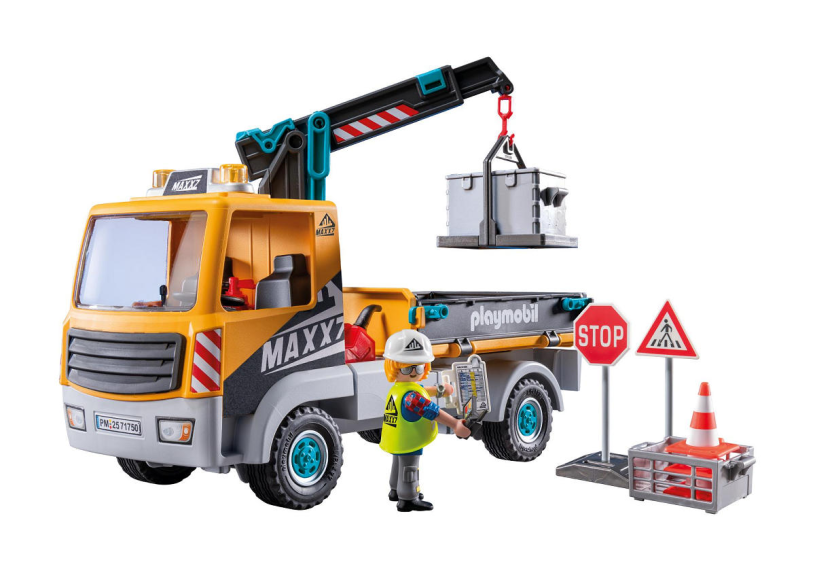 Playmobil Action Heroes Vrachtwagen met kraan