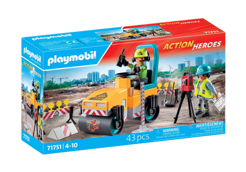 Playmobil Action Heroes Wegenbouw