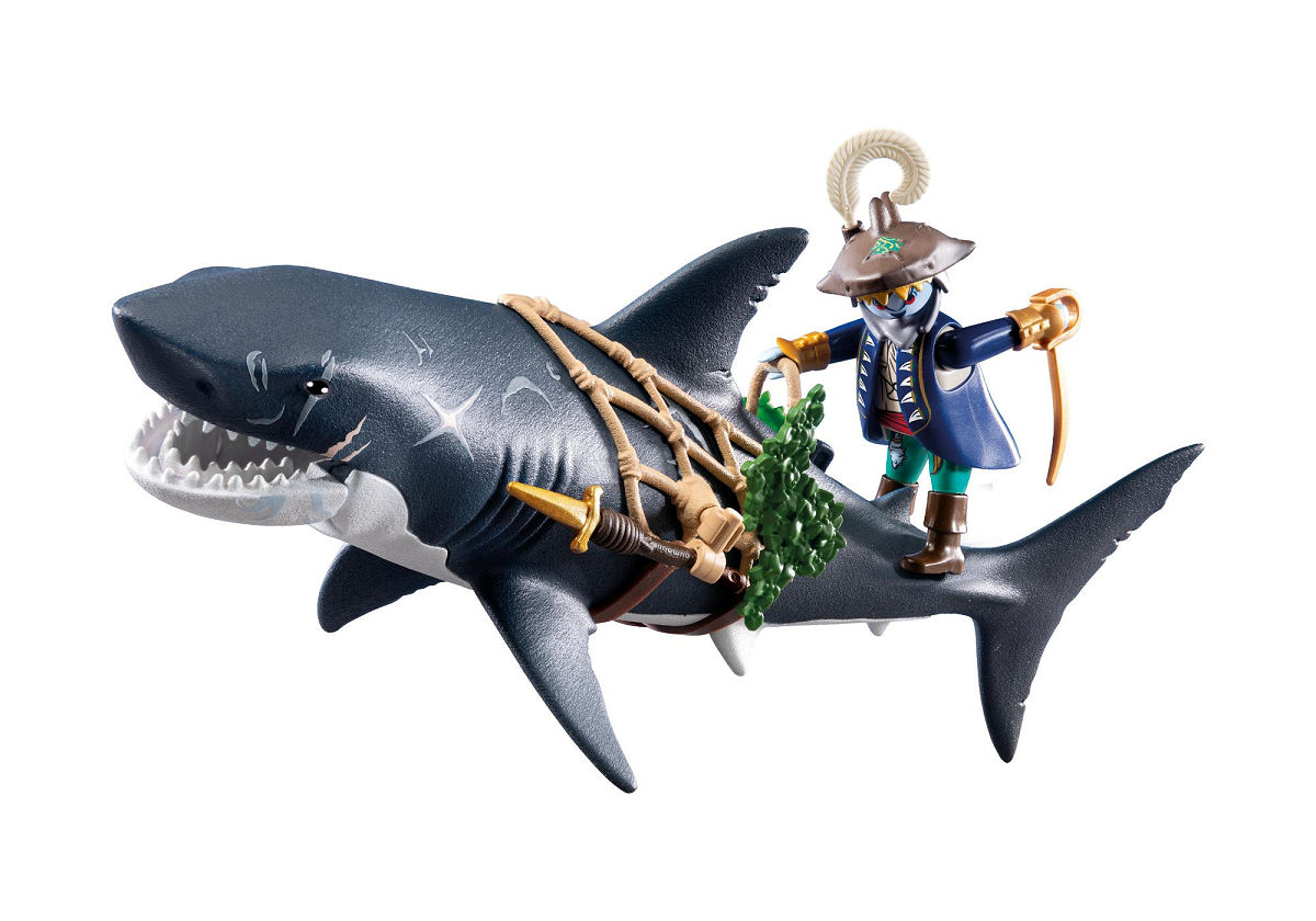 Playmobil Pirates Reuzenhaai met piraat