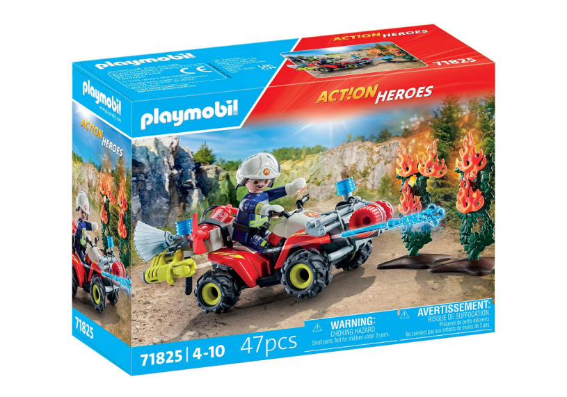 Playmobil Action Heroes Brandweer Quad