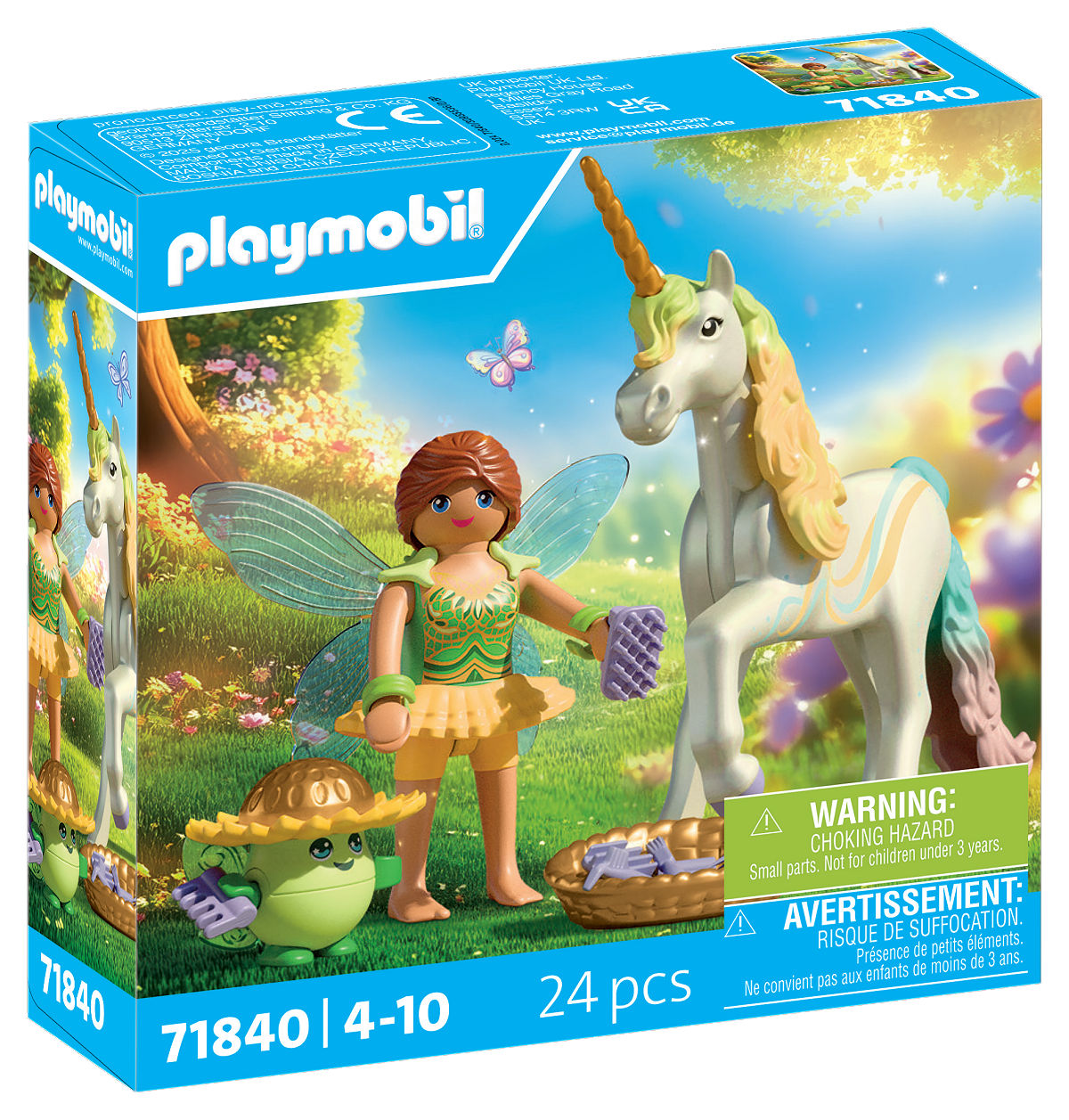 Playmobil Princess Magic Eenhoorn regenboogbloem met fee