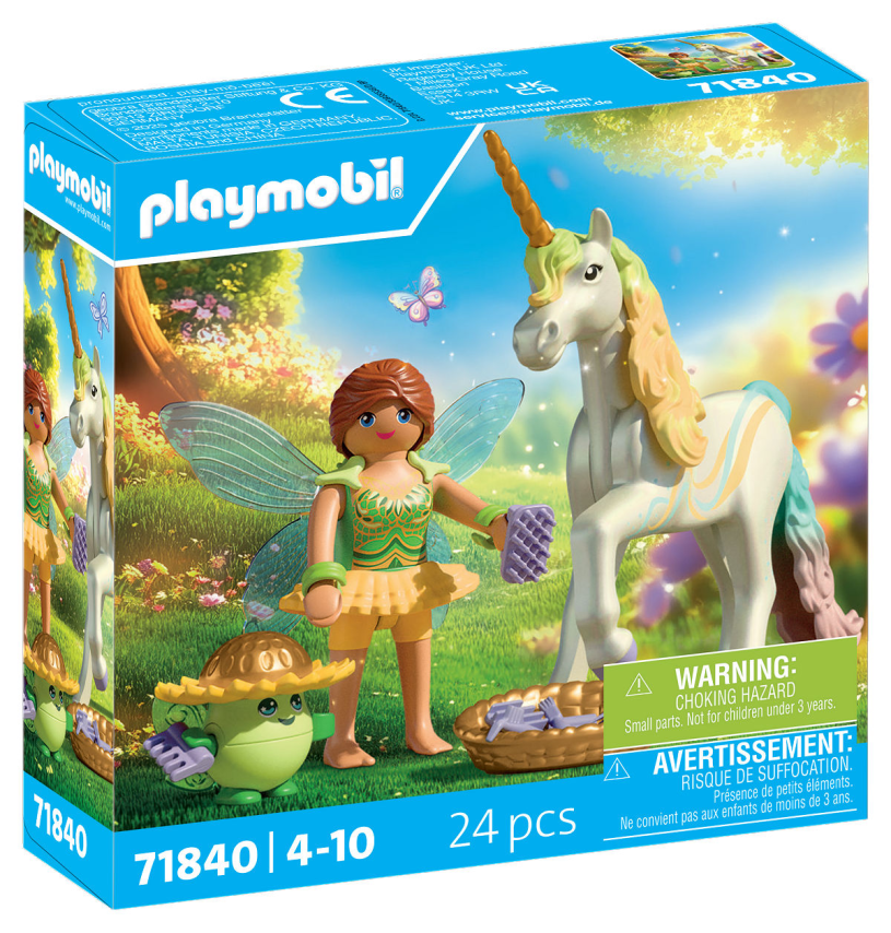 Playmobil Princess Magic Eenhoorn regenboogbloem met fee