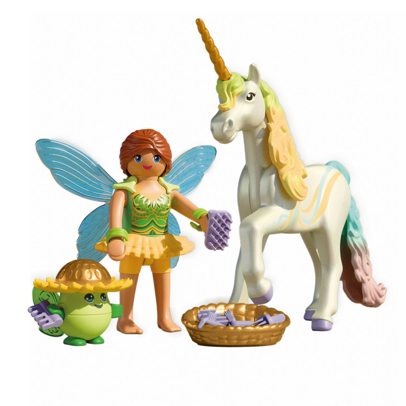 Playmobil Princess Magic Eenhoorn regenboogbloem met fee