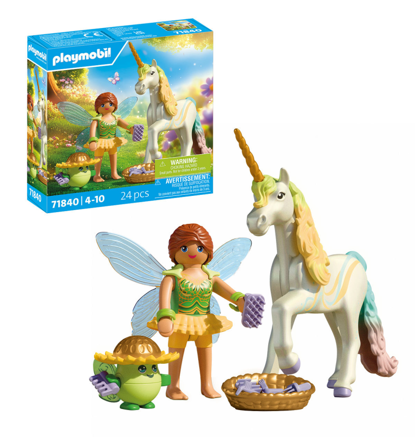 Playmobil Princess Magic Eenhoorn regenboogbloem met fee