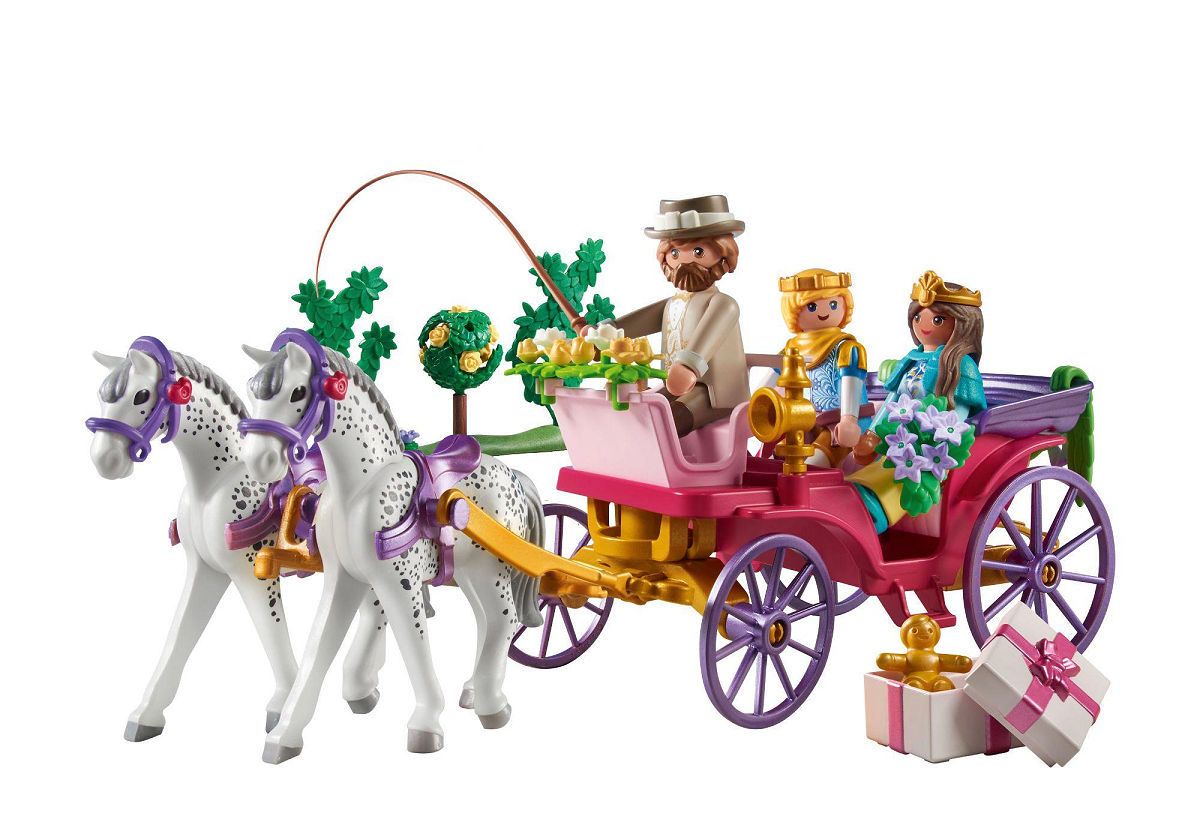Playmobil Princess Koetsrit met prins en prinses