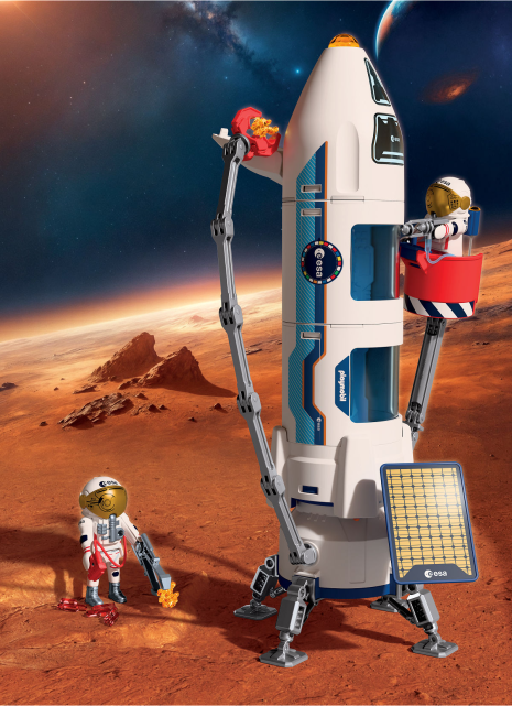 Playmobil Space ESA Mars onderzoeksraket