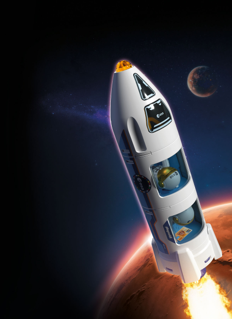 Playmobil Space ESA Mars onderzoeksraket