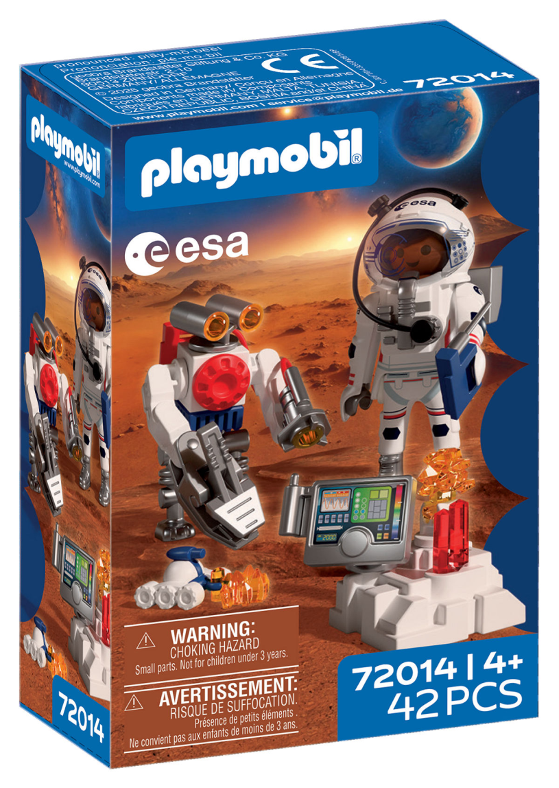 Playmobil Space ESA Astronaut met Robot