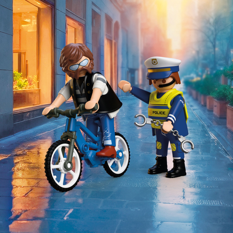 Playmobil City Action Fietsendiefstal