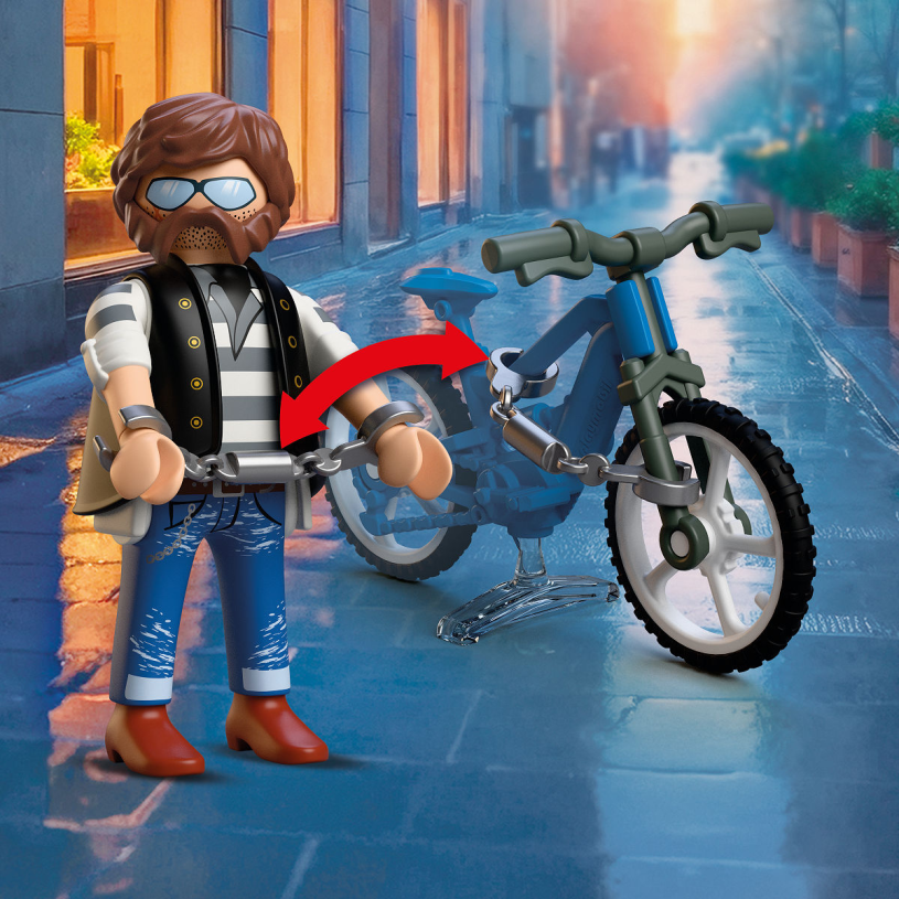 Playmobil City Action Fietsendiefstal
