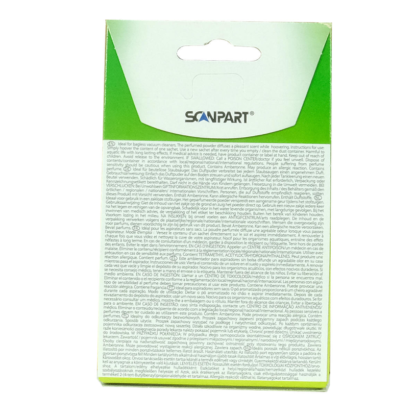 Scanpart Parfumair stofzuiger geurparels zomerweide 4x6g