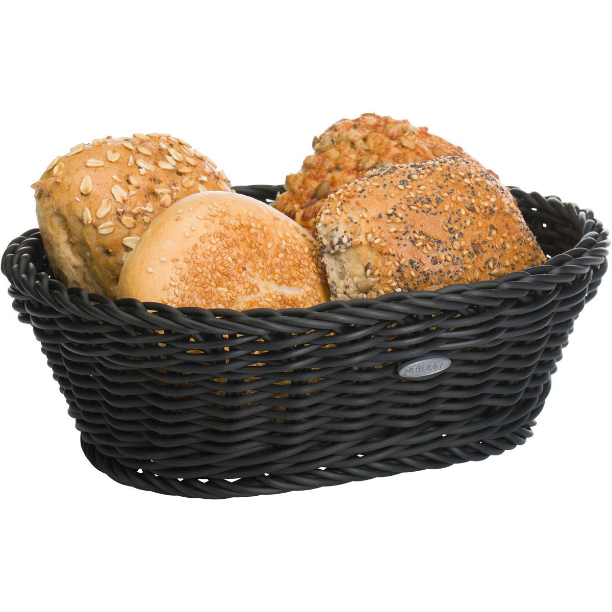 Westmark Saleen Broodmand ovaal 26x19x8cm - zwart