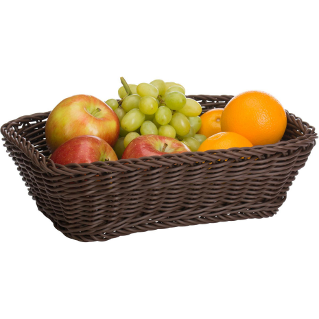 Westmark Saleen Broodmand rechthoek 31x21x9cm - bruin