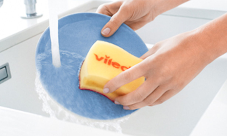 Vileda Pur Active schuurspons non-scratch 4 stuks