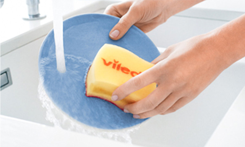 Vileda Pur Active schuurspons non-scratch 4 stuks