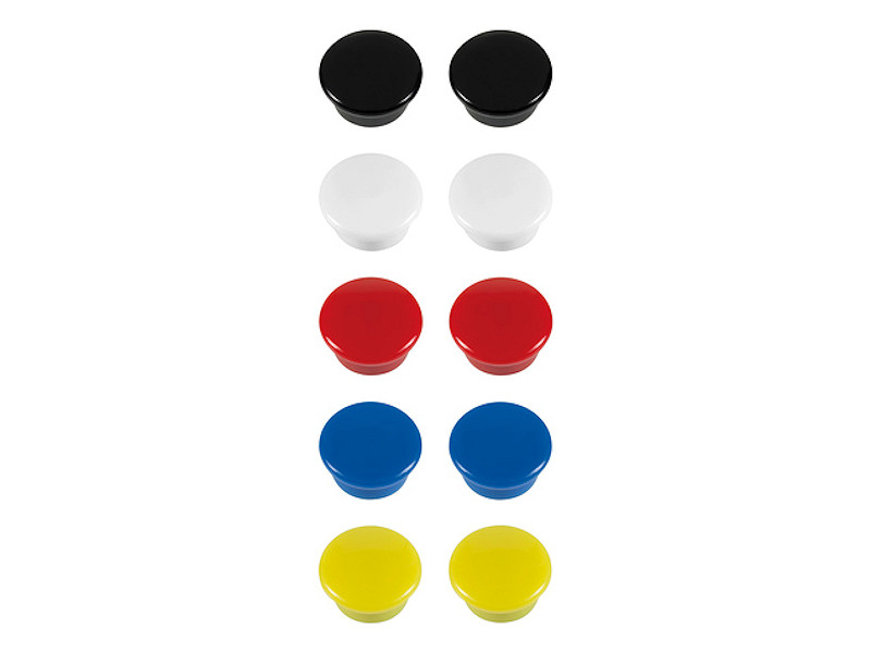 Magneet Westcott 15mm assorti pak a 10 stuks