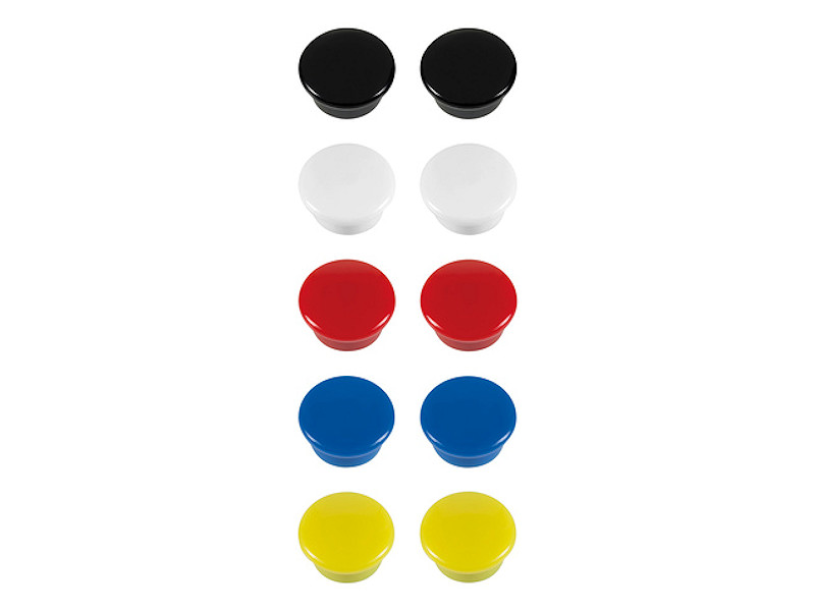 Magneet Westcott 15mm assorti pak a 10 stuks