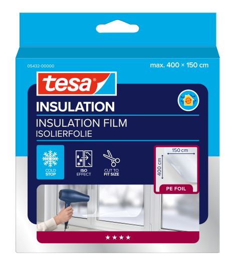 Tesa Moll Thermo Cover Raam Isolatiefolie 1,5x4m