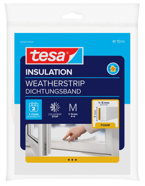Tesa Isolatie Tochtsrip 9mm x 10M